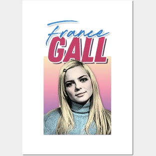 France Gall / 60s Style Retro Fanart Design Posters and Art